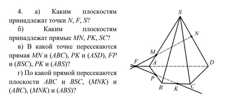 По рисунку ответьте на вопросы каким плоскостям принадлежит точка а м к д р