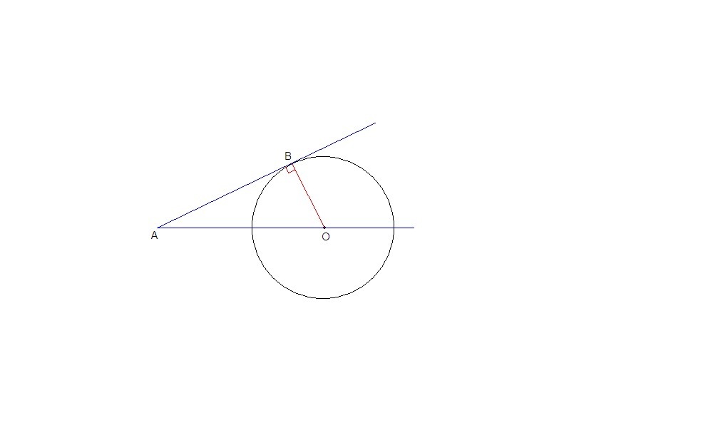 Ab касательная найдите ao. К окружности с центром в точке о проведены касательная АВ И секущая АО. Точке о проведены касательная АВ И секущая АО. К окружности с центром в точке о проведены касательная и секущая. Окружность с центром о касательная аб.