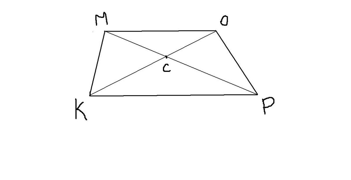 Найдите длину отрезка мв если в изображенной на рисунке трапеции mnpk известно