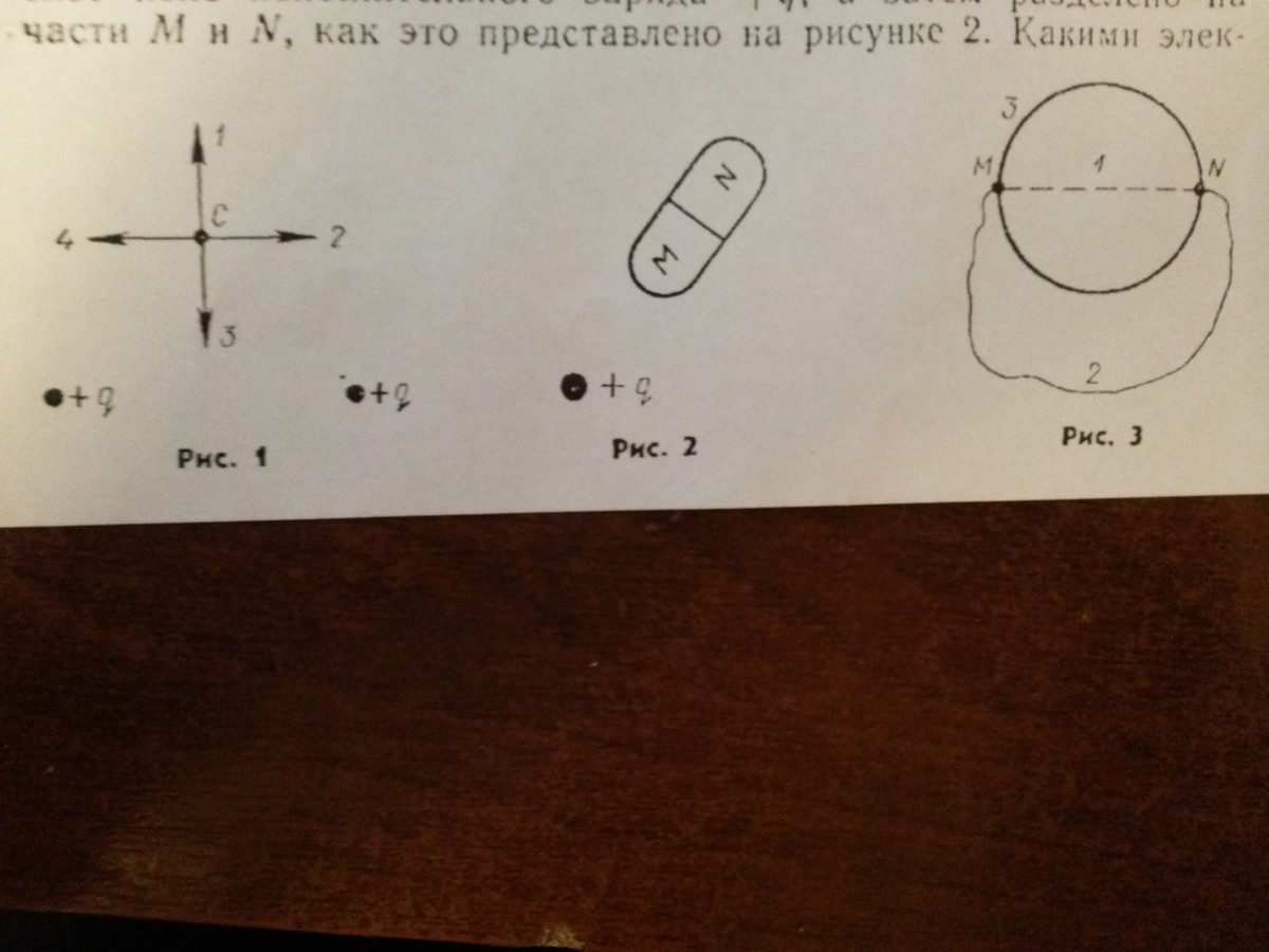 Три тела 1 2 3 обладают зарядами какие из них отталкиваются между собой см рисунок